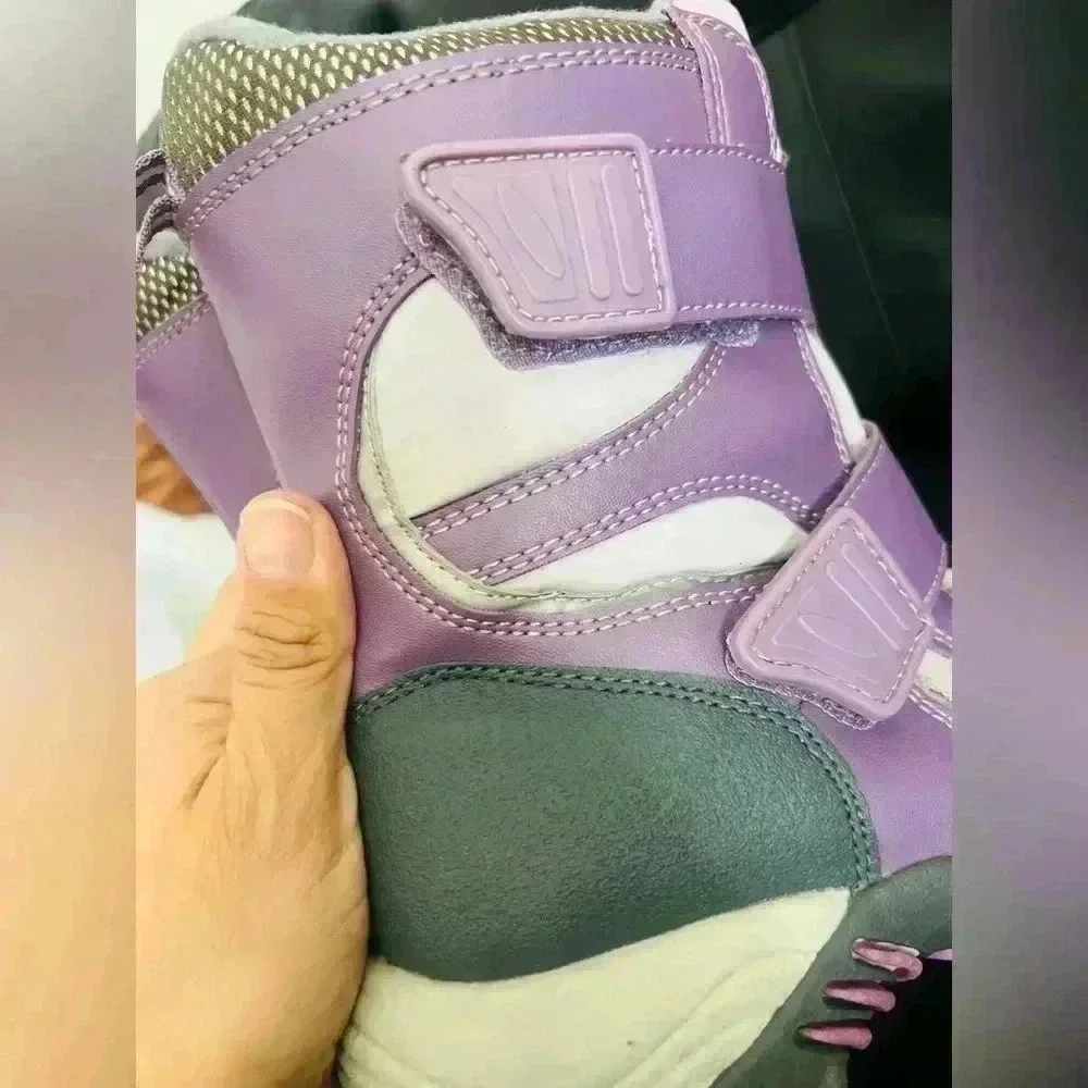 Girl's Purple Winter Snow Boots 